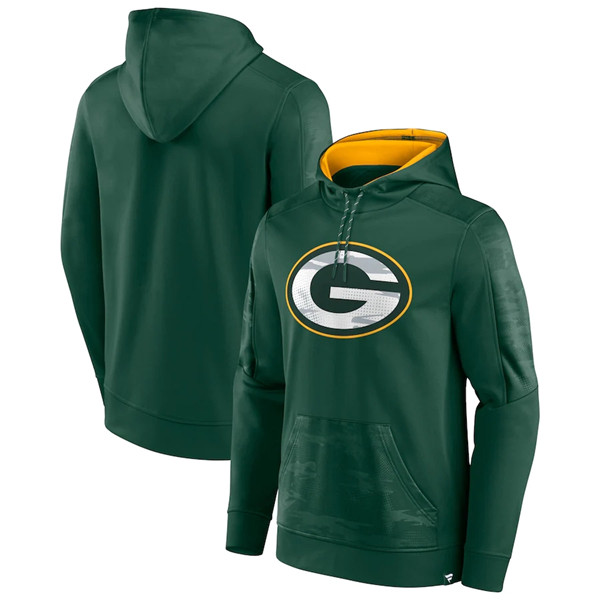 Green Bay Packers Green On The Ball Pullover Hoodie